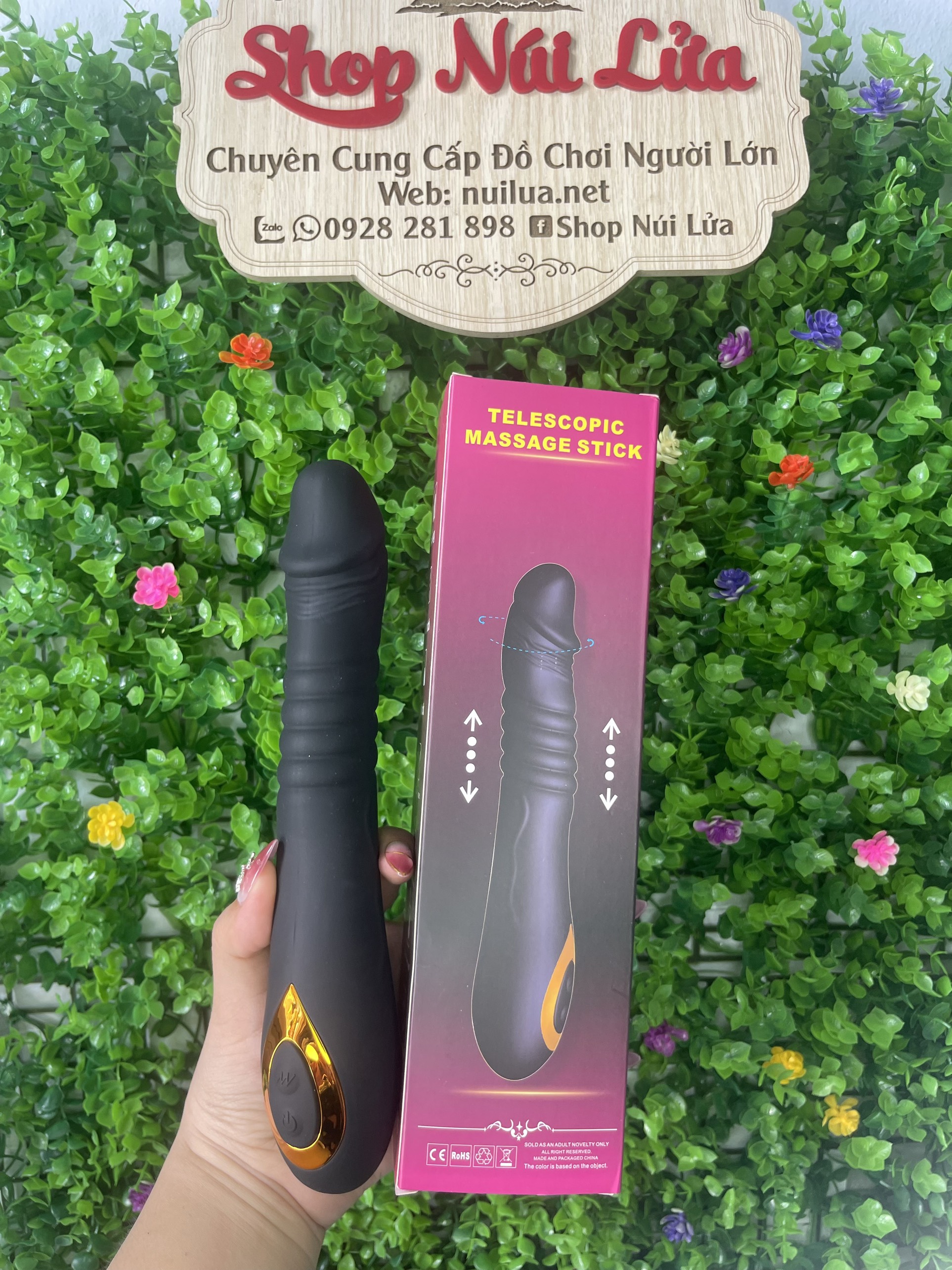 DƯƠNG VẬT GIẢ RUNG THỤT NGOÁY CAO CẤP CẦM TAY