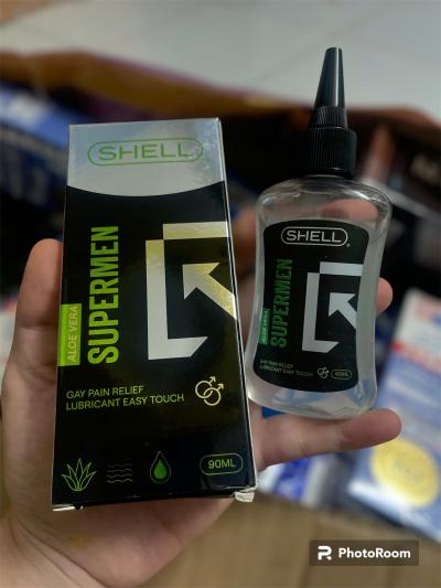 GEL BÔI TRƠN HẬU MÔN SHELL Super Men Aloevera 90ML